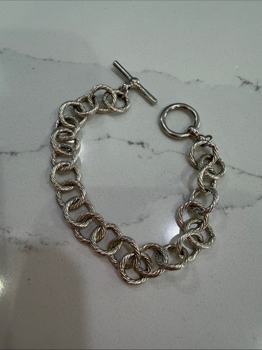 Vintage PC Providence Chain Company 925 Sterling Silver Bracelet 24g